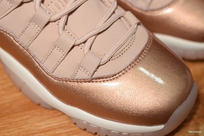 Reps TBK Air Jordan 11 Rose GS Low AH7860-105 Gold 0727